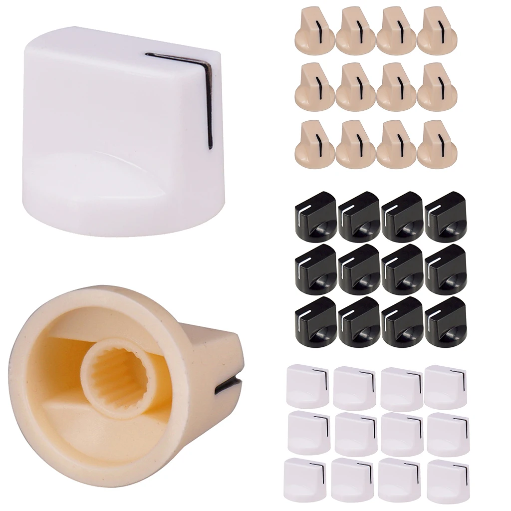 12 Pcs Guitar Volume Control Top Hat Knobs for Electric Guitar