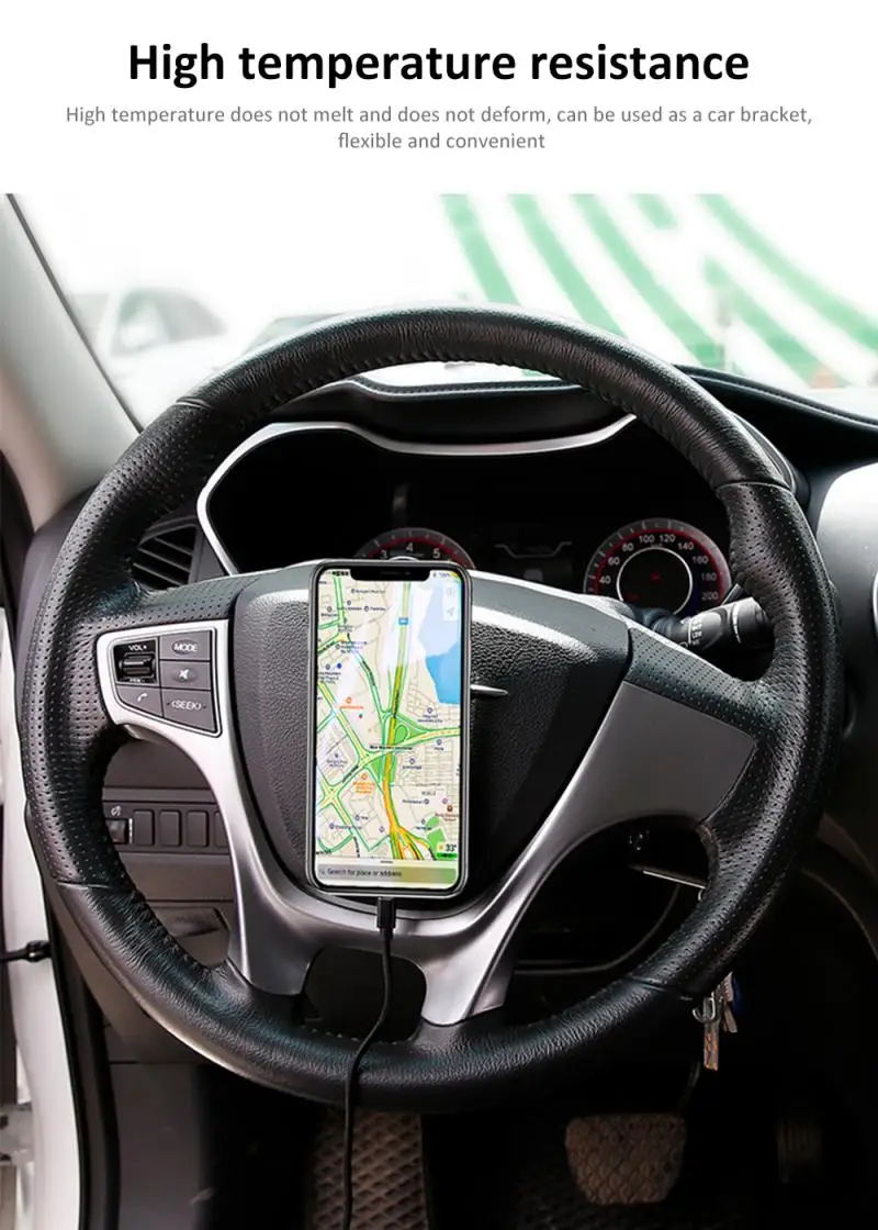 Автомобильный коврик Прозрачная Круглая клейкая лента автомобильная приборная