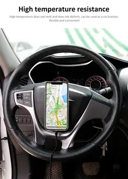

Car Mat Transparent Round Adhesive Tape Car Instrument Panel Silicone Pad Car Decoration Non-slip Mat PU Mat Car Accessories