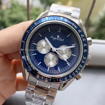 

Luxury Brand New Men Automatic Mechanical Speed Racing Luminous Ceramic Sapphire Stainless Steel Black Blue White Sport Watch