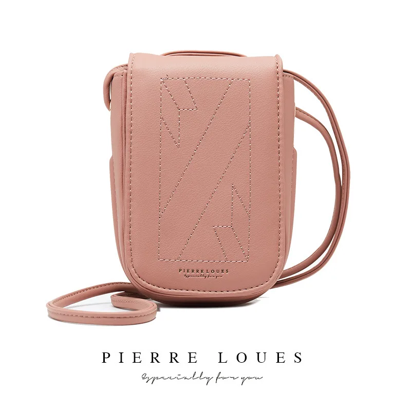 Mini Leather Crossbody Bags For Women Fashion Shoulder Messenger Bag Lady Purses Handbags Girls Square Bag Bolsos Mujer - Цвет: Pink