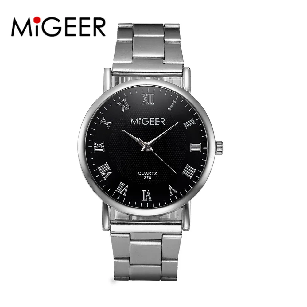Luxury Clock reloj hombre Fashion Man Women Crystal Stainless Steel Analog Quartz Wrist Watch часы мужские наручные men watch afbeelding