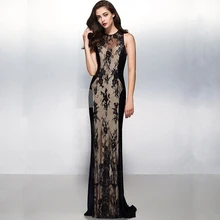 for sale abendkleider 2020 dubai robe de soiree courte saree sexy sleeveless black lace evening long Bespoke Occasion Dresses