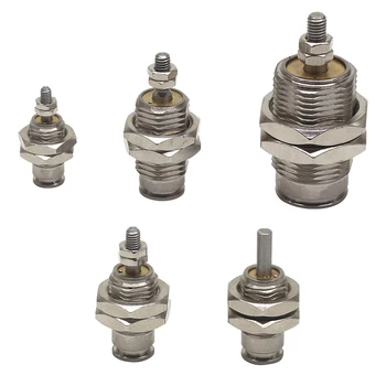 

Pin Cylinder CJPB bore 6 10 15mm stroke 5 10 15mm Panel mount type Single Acting Spring Return short stroke miniature cylinder