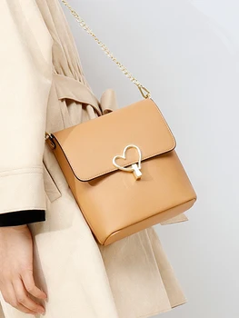 

bags for women 2020 new luxury shoulder tote chains handbags summer fashion leather crossbody designer vintage sling bucket bag