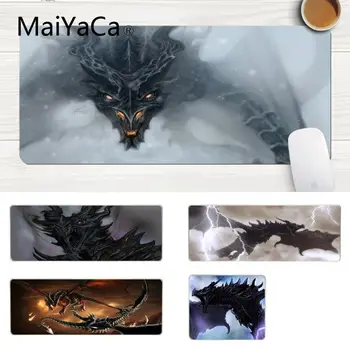 

MaiYaCa In Stocked dragon alduin skyrim art Durable Rubber Mouse Mat Pad Large Lockedge Mouse pad PC Computer mat