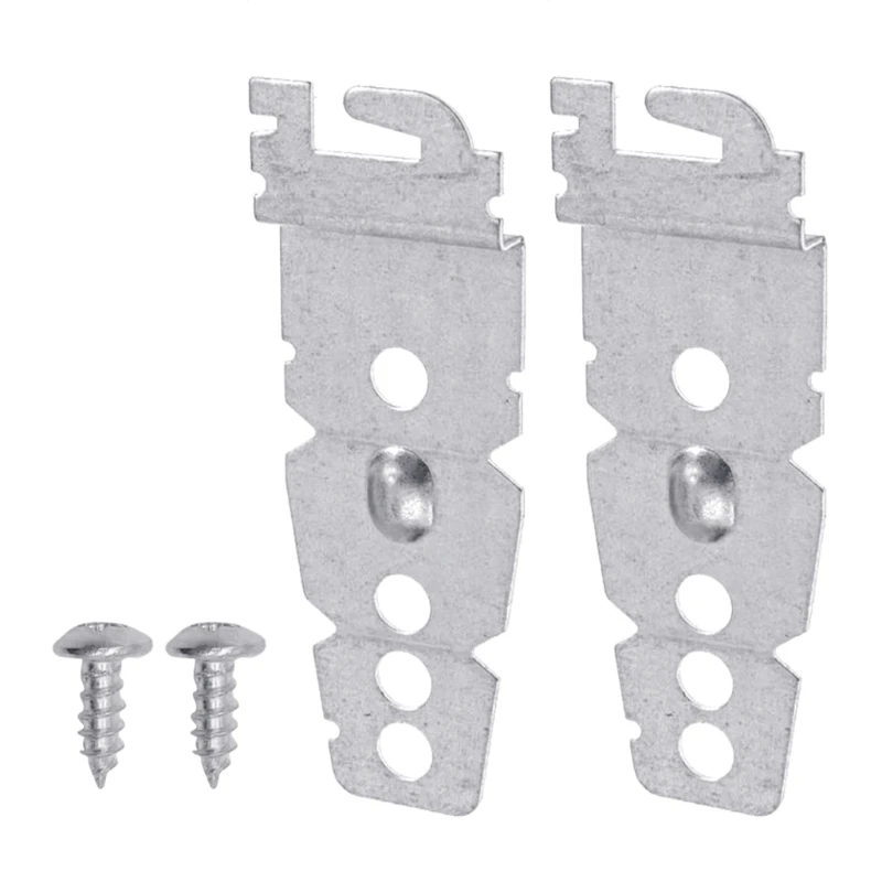 2-Pack Undercounter Dishwasher Bracket Replacement 8269145 / WP8269145-Replacement Dishwasher Upper Mounting Bracket