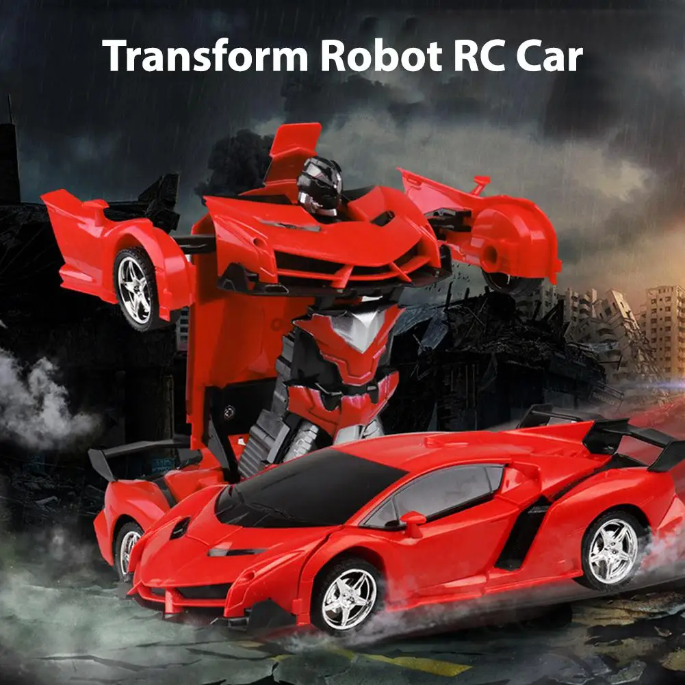 

TPFOCUS 1:18 Simulation Vehicle Model Children Robot Transform RC Car Toys Intellectual Development Machine Cars Christmas Gift
