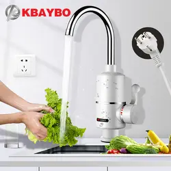 KBAYBO водонагреватель кран кухонный кран Мгновенный водонагреватель Душ мгновенные нагреватели Tankless вода кран с нагревом ЕС штекер
