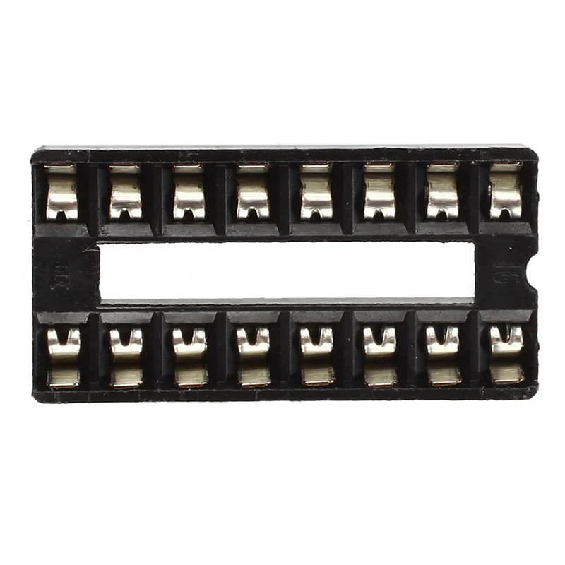 10 шт. двойной ряд через отверстие 2x8 Pin DIP IC розетки Блок адаптер