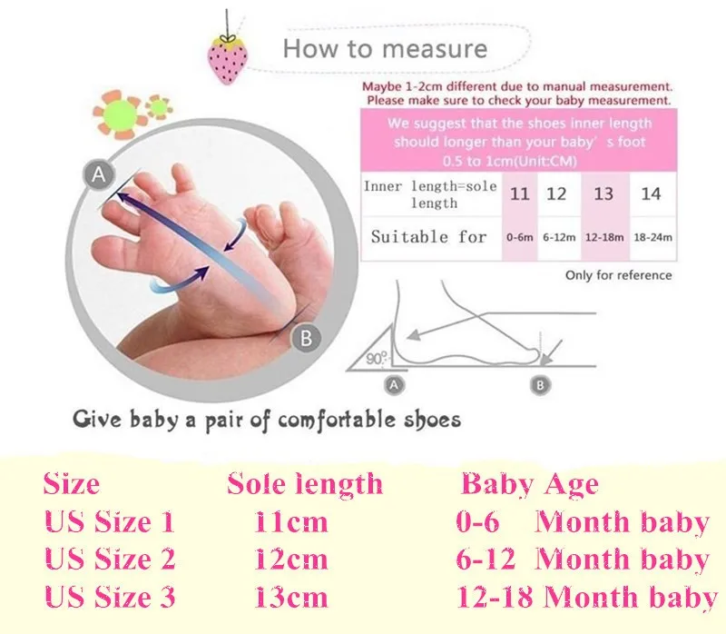 us size 2 baby shoes