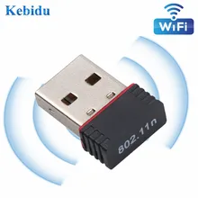 KEBIDU Mini USB 2,0 802.11n стандарты 150 Мбит/с Wifi сетевой адаптер Беспроводная сетевая LAN Карта RTL8188EU для ПК рабочего стола