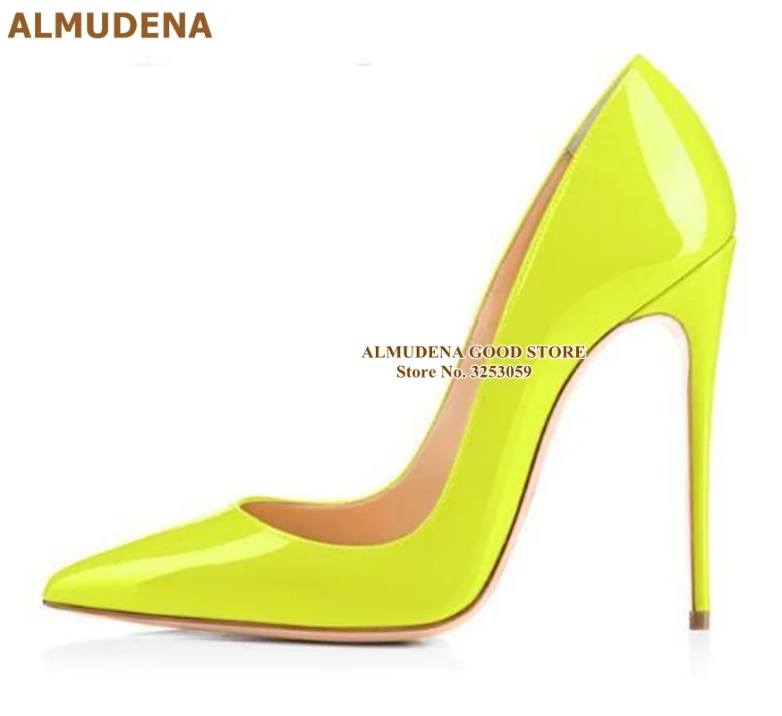 漆皮纯色尖头 (38)