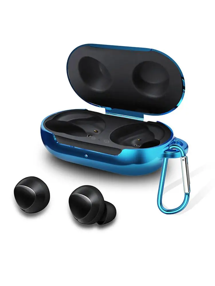 Беспроводной Bluetooth наушники гарнитура защитный чехол анти-капля ТПУ покрытием чехол для переноски с карабином для samsung Galaxy Buds