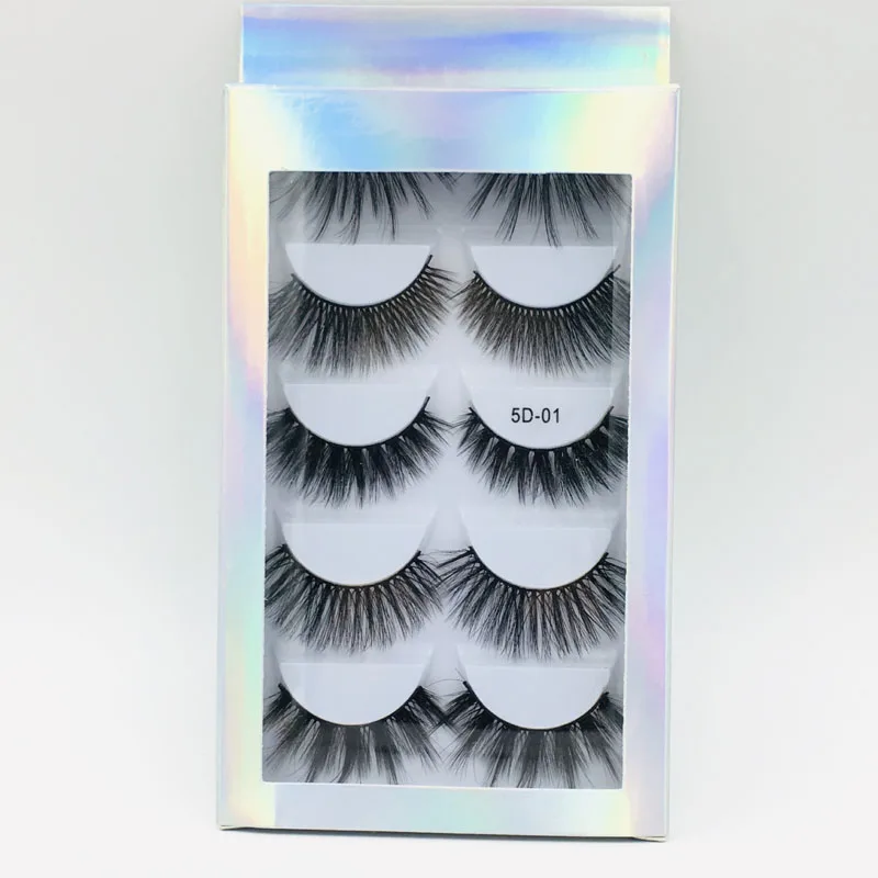 5Pairs 3D Laser Mink Hair False Eyelashes Natural/Thick Soft Long Eye Lashes Wispy Handmade Makeup Beauty Extension Tools 5Pairs 3D Laser Mink Hair False Eyelashes Natural/Thick Soft Long Eye Lashes Wispy Handmade Makeup Beauty Extension Tools