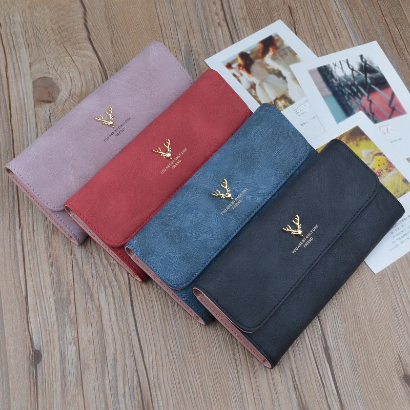 

2020 new women's wallet women's long bag type wallet soft wallet Korean version large capacity mother's small bag