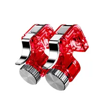 

2pcs Metal Smart Phone Mobile Gaming Trigger Joystick for PUBG Mobile Gamepad Fire Button Aim Key Shooter Controller