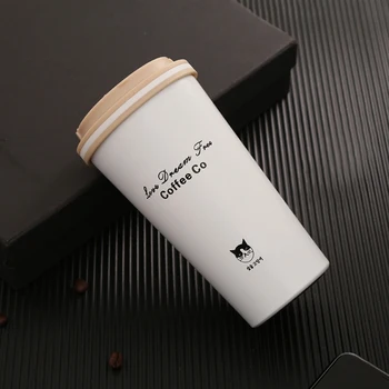 

1Pcs 500ml Thermos Mug Coffee Cup With Lid Thermocup Stainless Steel Bottle Vacuum Flasks Thermo Mug For Outdoor Water Bottle