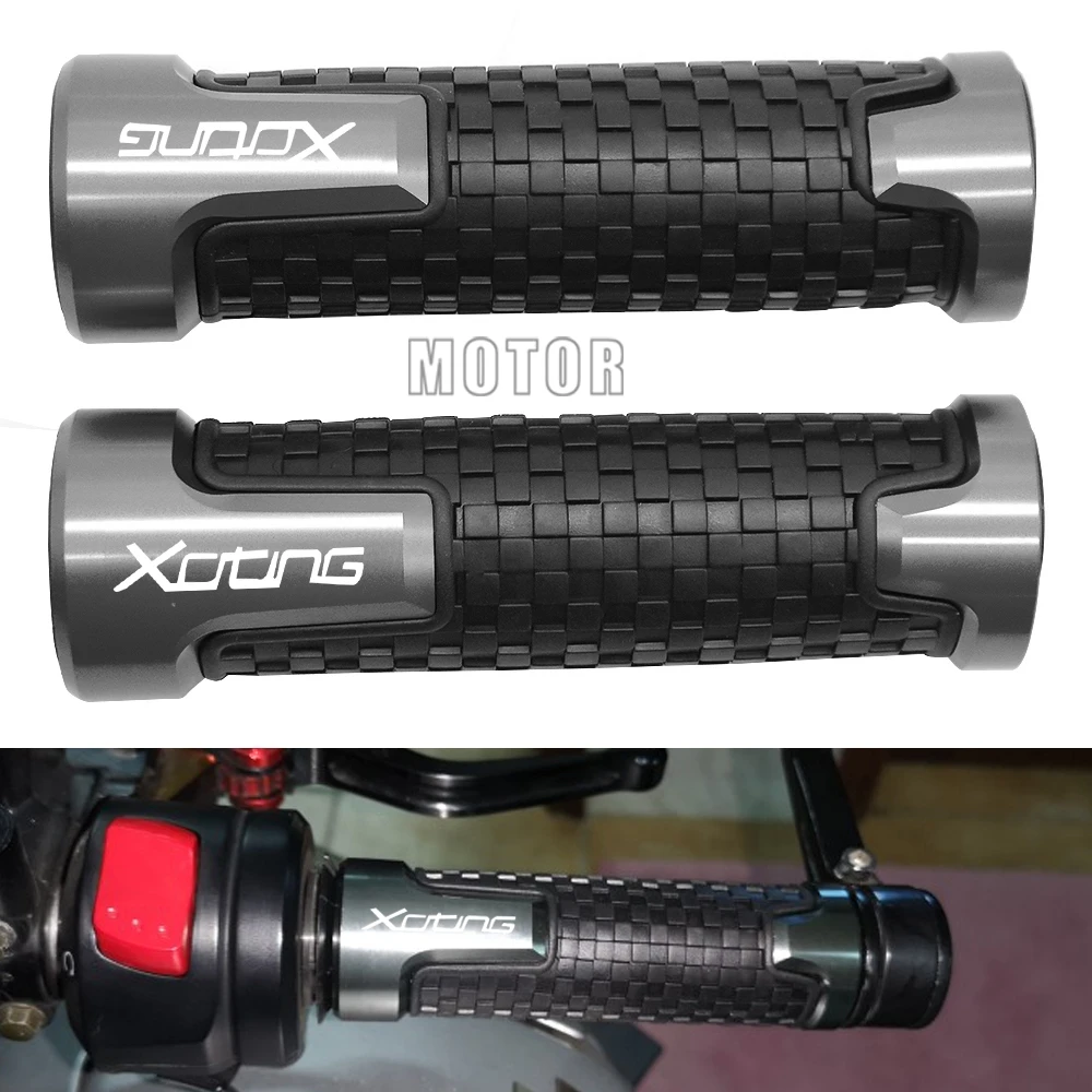 Для kycco xciting 250 300 350 400 400 S 500 CK250T CK300T Универсальный 7/" 22 мм мотоцикл противоскользящая ручка для мотоцикла рукоятка