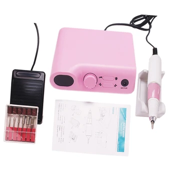 

Electric Nail Drill File Machine Kit Manicure Nail Polisher Drill Bits Set
