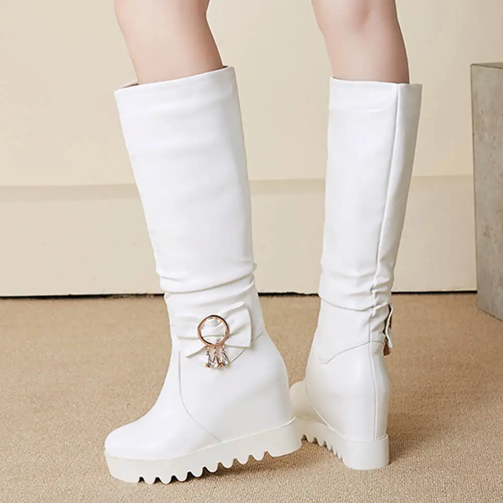 KARINLUNA Big Size 30-43 New Snow Boots Ladies Height Increasing Platform Shoes Woman Fashion Decoration Non-slip Boots Women