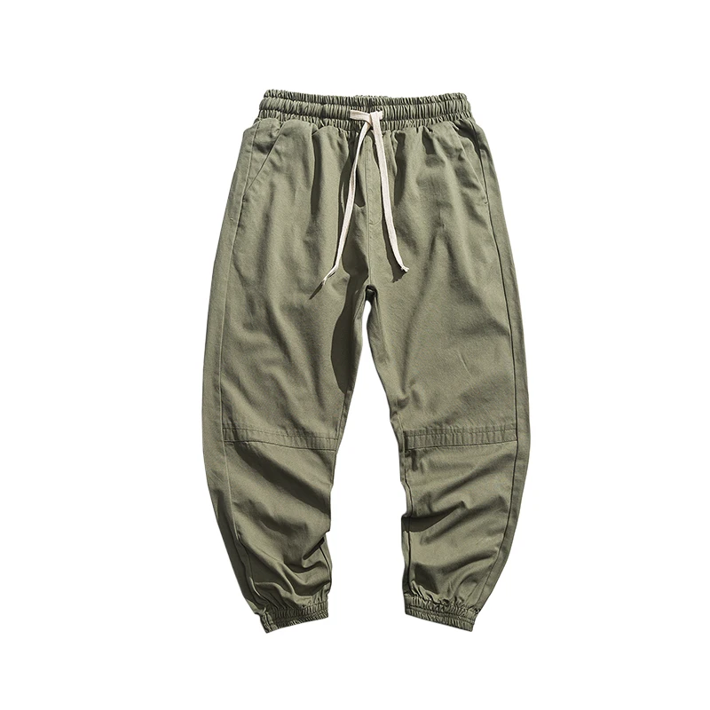 Japanese Retro Trousers Versatile Casual Pants Fashion Solid Color Ropa De Hombre Loose Harem Pants Men's Clothing