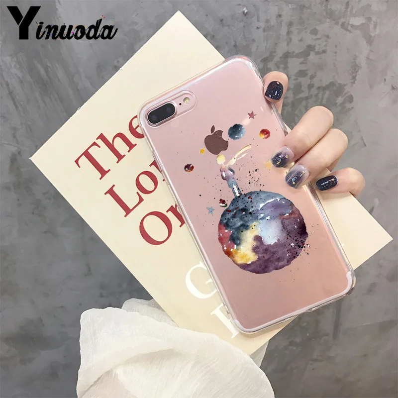 Yinuoda Мультфильм Маленький принц Земля Защита пространства Телефон чехол для iphone 8 7 6 6S Plus X XS MAX 5 5S SE XR 11 pro max