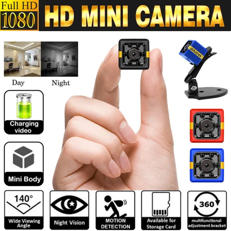 Mini Spy Camera Hidden Outdoor Sports Camera For Home Car Drone,Office And Outdoor