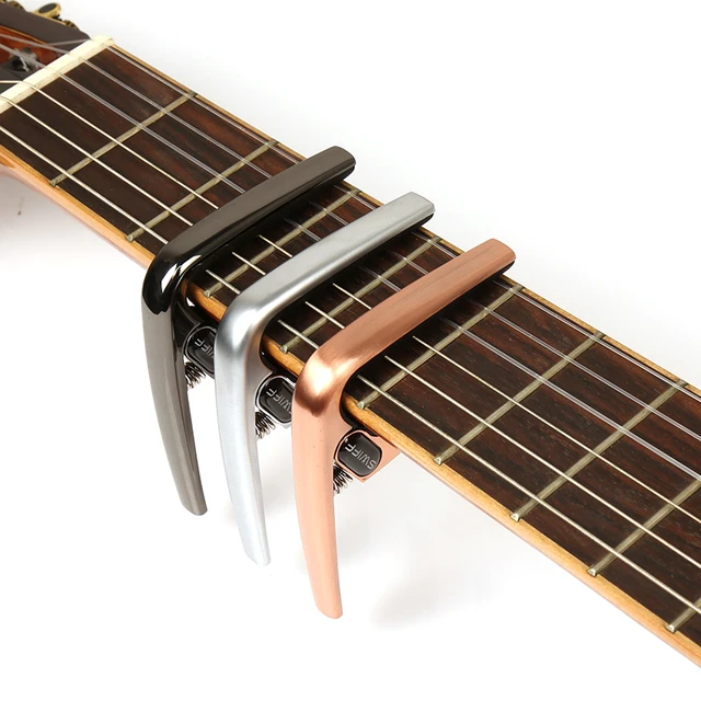 SWIFF – capodastre de guitare électrique en métal K8, accessoires de guitare  acoustique, cadeaux de musique - AliExpress