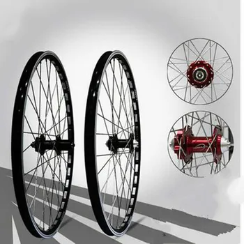 

26inch MTB Mountain Bike Bicycle 32 Hole V/Disc Brake Wheels Wheelset Sealed Bearing Rim Rims New Design CNC