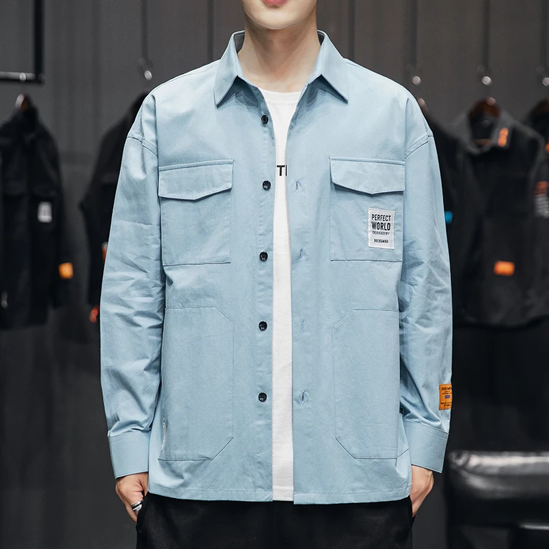 slim fit safari shirt