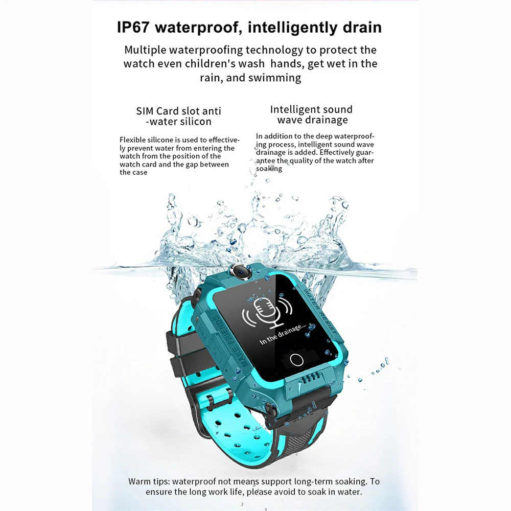children smart watch phone call 4G GPS LBS WIFI