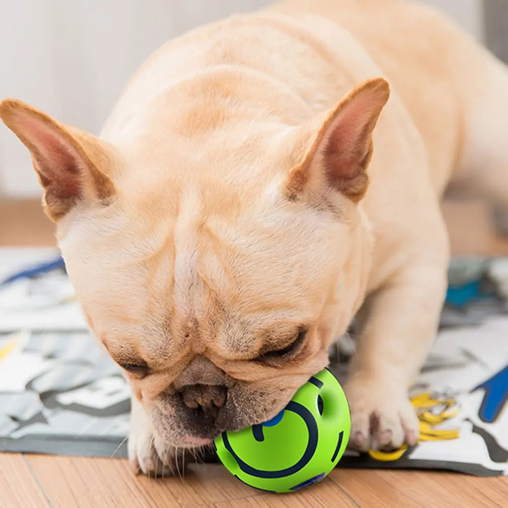 Wobble Wag Giggle Ball Interactive Dog Toy Pet Puppy Chew Toys Funny Sounds Dog Play Ball Training Sport Pet Toys