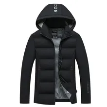 Мужская Зимняя Толстая флисовая куртка, новинка, пальто с капюшоном, повседневный толстый пуховик, мужская Тонкая Повседневная хлопковая стеганая куртка, XL-4XL