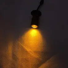 10 шт./лот белый комнатный светильник 230 В мини 1 Вт Светодиодный настенный светильник из алюминиевого сплава вращающийся на 360 градусов Точечный светильник для витрины