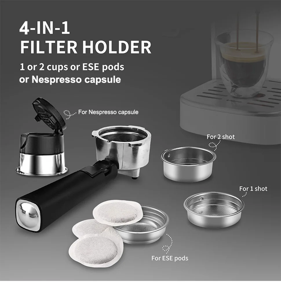Espresso Kafetera, ESE Coffee Pod 