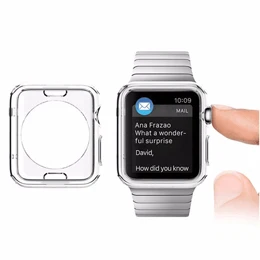 Защитный чехол для apple watch 5, apple watch 4, 3, 2, 1, чехол 360, прозрачный чехол из ТПУ, полный бампер для Iwatch 42 мм, 38 мм, 44 мм, 40 мм