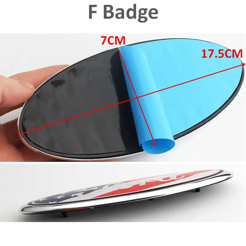 

Car front hood bonnet emblem rear Trunk badge for Focus Mondeo Escape Kuga Explorer Everest ECOBOOST Edge Taurus F150 Ranger