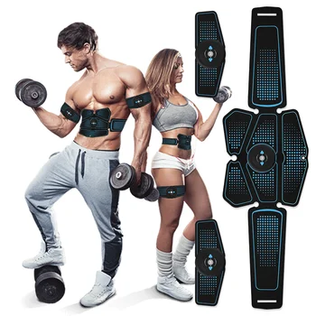 

Abdominal Muscle Stimulator Trainer EMS Abs Fitness Equipment Training Gear Muscles Electrostimulator Exercise At Home Gym