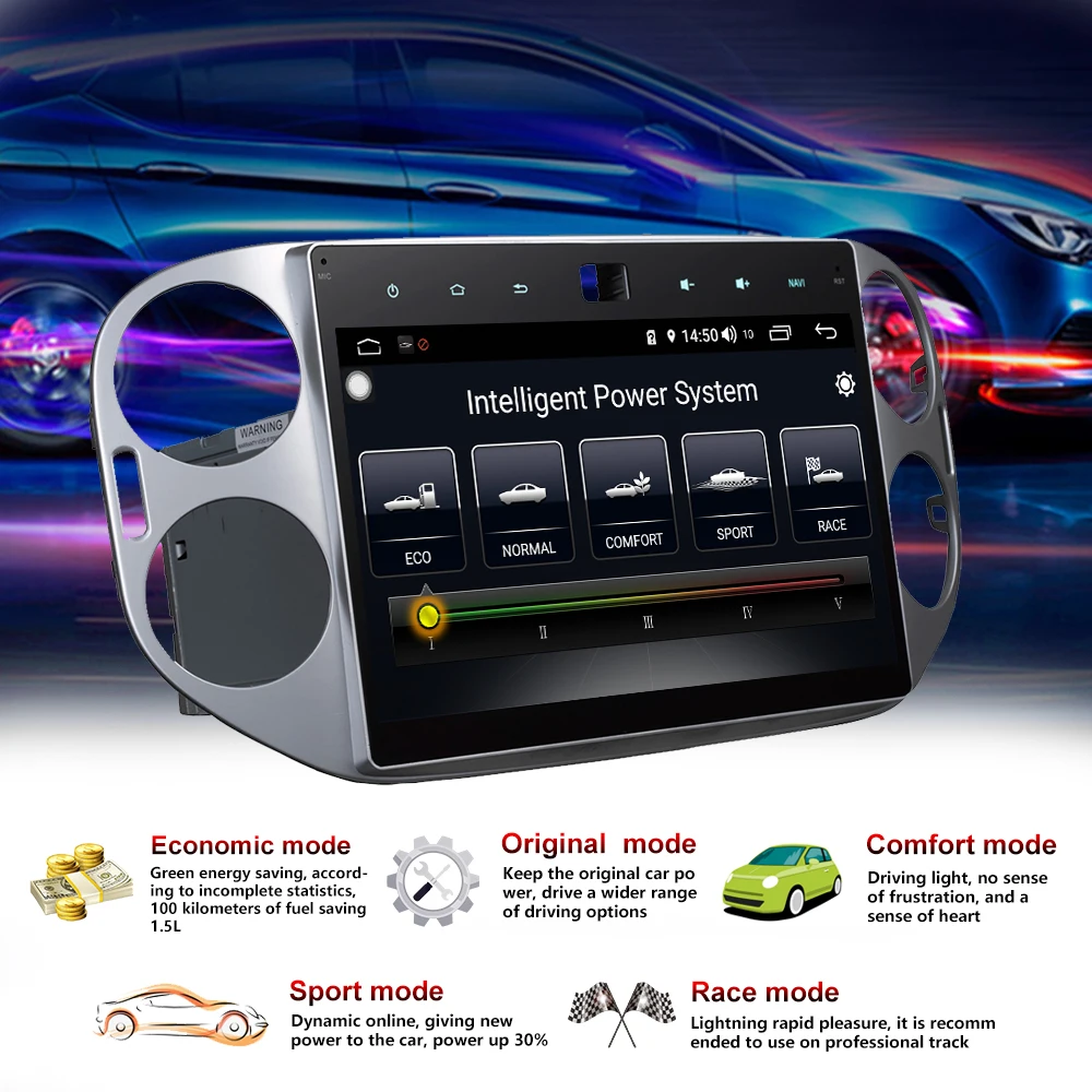 Perfect Car Multimedia player 2 Din Android 8.1 Car DVD For Volkswagen Tiguan 2012-2015 10.1" 4G/64G touch screen car Radio GPS 3