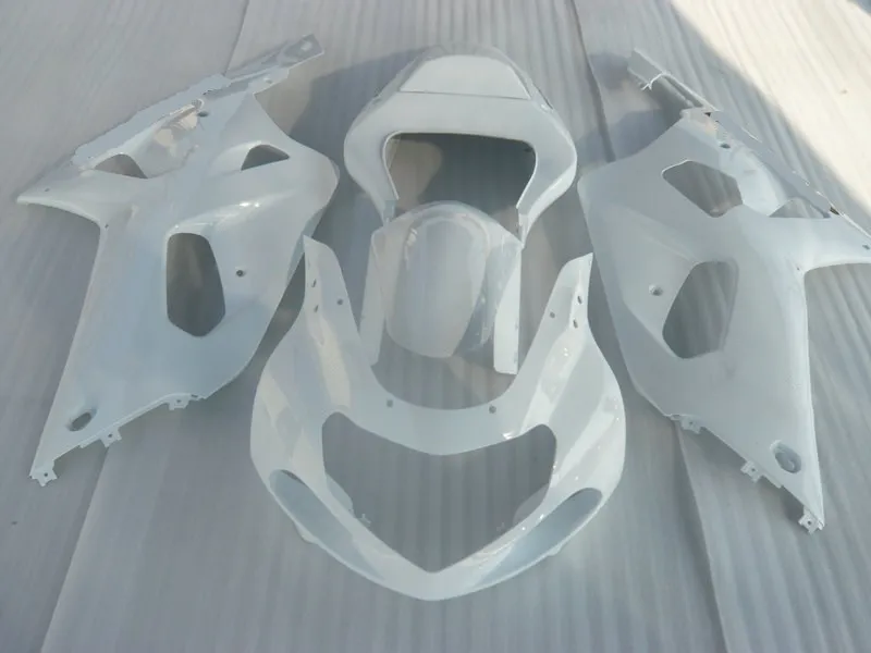 Набор обтекателей мотоцикла для GSXR600 750 01 02 03 GSXR 600 GSXR750 2001 2002 2003 ABS холодный белый