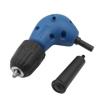 

90 Degree Bend Extension Right Angle Practical Rotary Grinder Drill Attachment Easy Install For Corner Workspace Drive Adapter