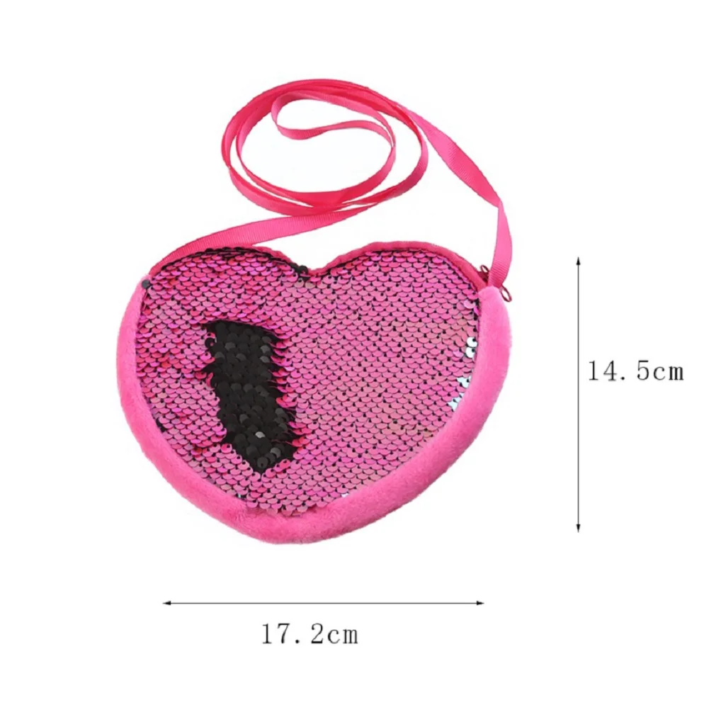 Новинка года; детская сумка для монет с блестками и любящим сердцем; мини-кошелек для маленьких девочек; маленький кошелек для монет с героями мультфильмов; Детские кошельки для монет