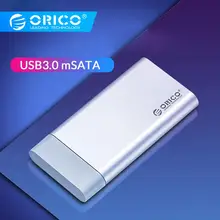 ORICO Мини mSATA корпус SSD, HDD алюминиевый 5 Гбит/с USB3.0 HDD чехол для ноутбука Настольный совместим с Windows/Linux/Mac