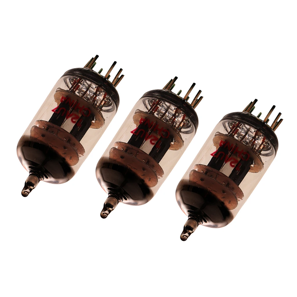 MagiDeal 3 шт. 12AU7 ECC82 вакуумная трубка 6x2 см для гитары Предварительный усилитель