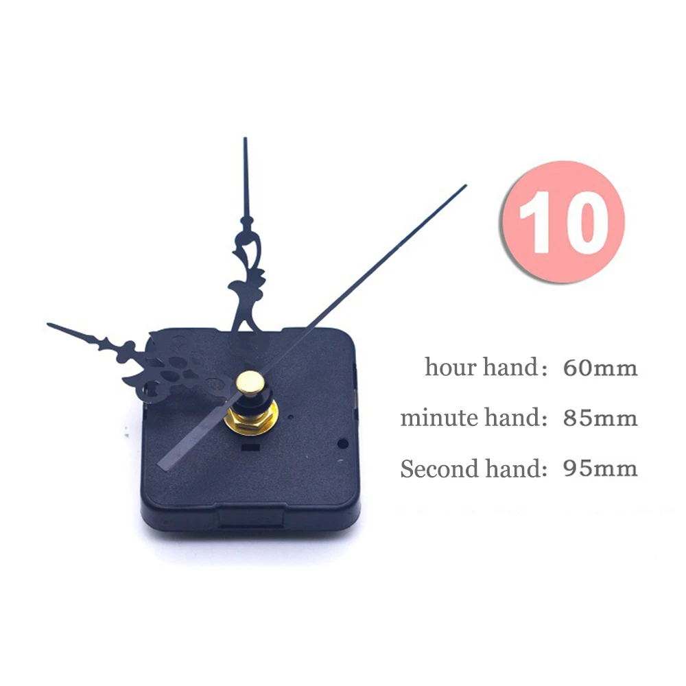 DIY Wall Clock Movement Hanging Quartz Watch Silent Clock Mechanism repair Movement Wall Clock Mechanism Parts 10