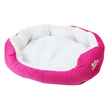 

Small pet dog cat bed puppy pad house pet soft warm kennel dog pad blanket cashmere kennel 10.29