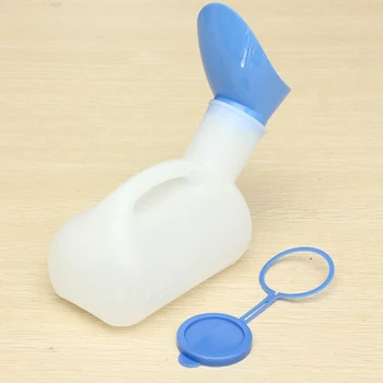 

Mobile Toilet Blue and White Urinal Male Camping &Amp; Hiking Unisex Urinal Bottle Plastic 1000ML Journey Journey
