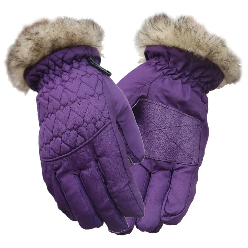 Перчатки для катания на лыжах и сноуборде унисекс ветрозащитная Водонепроницаемая дышащая Зимняя Теплая Лыжная велосипедная плюшевая перчатка# YL10