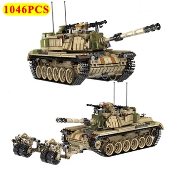 

1046 Pieces Military Technical Series Building Blocks Free Shipping Mini Tank Model Bricks For Kids Best Toys And Gift